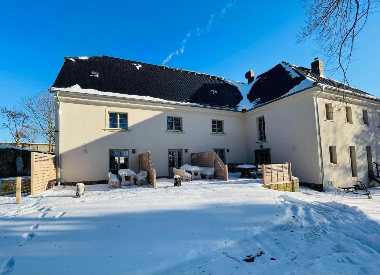 Farmhouse Eckartsberg Im Zittauer Gebirge - Ferienwohnung Mit 2 Schlafzimmern, Terrasse Und Wallbox Mittelherwigsdorf 外观 照片