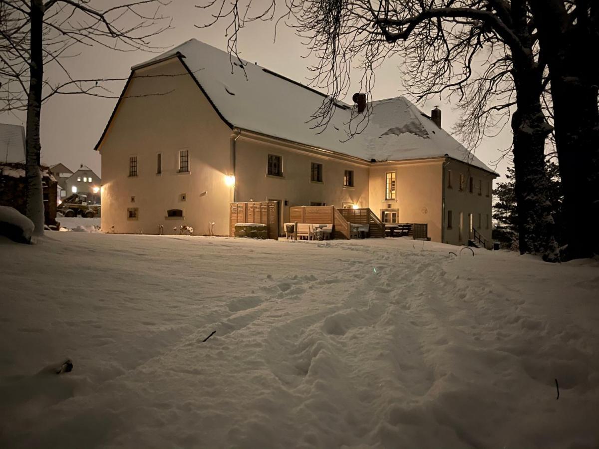 Farmhouse Eckartsberg Im Zittauer Gebirge - Ferienwohnung Mit 2 Schlafzimmern, Terrasse Und Wallbox Mittelherwigsdorf 外观 照片